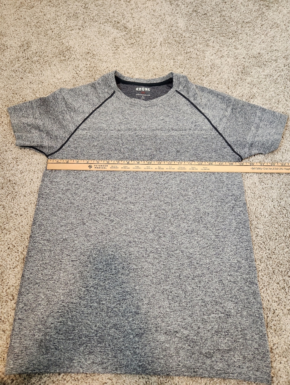 Rhone Celliant Short Sleeve Workout T-Shirt Size Large - Picture 7 of 8